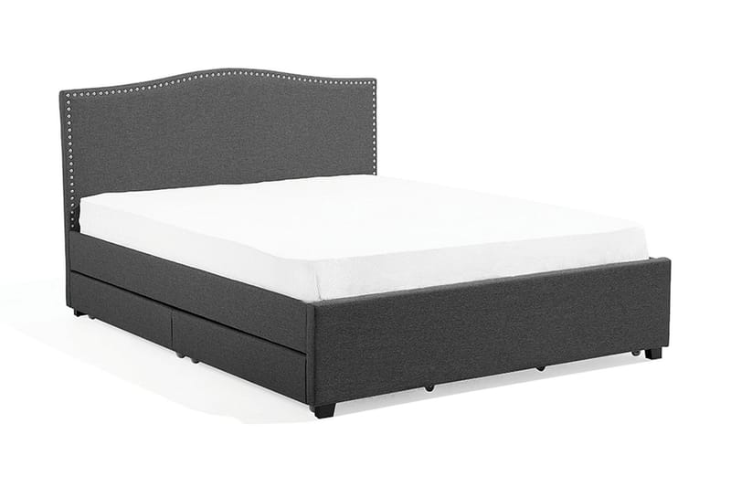 Parivuode Montpellier 160x200 cm - Harmaa - Huonekalut - Sänky - Sänkykehikot & sängynrungot