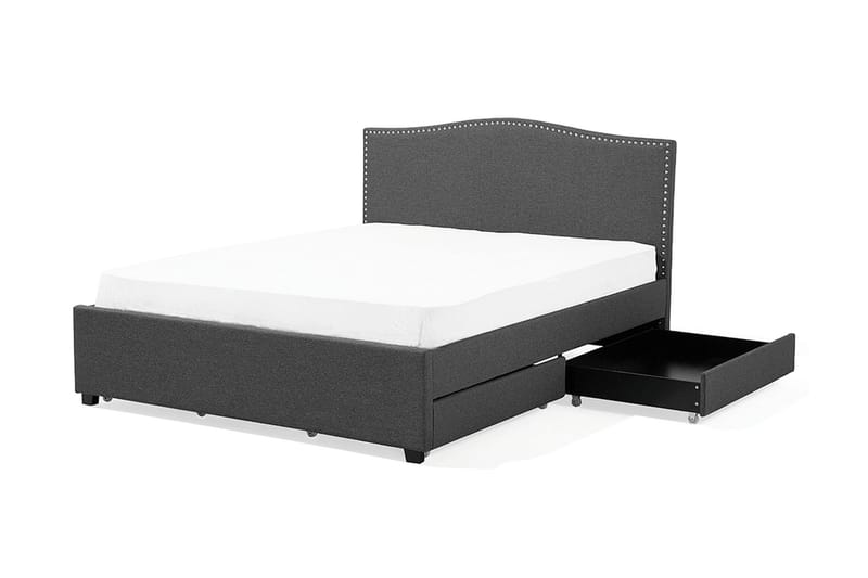 Parivuode Montpellier 160x200 cm - Harmaa - Huonekalut - Sänky - Sänkykehikot & sängynrungot