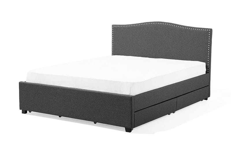 Parivuode Montpellier 160x200 cm - Harmaa - Huonekalut - Sänky - Sänkykehikot & sängynrungot