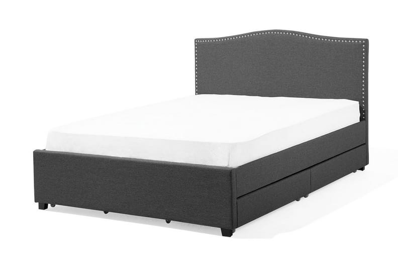 Parivuode Montpellier 160x200 cm - Harmaa - Huonekalut - Sänky - Sänkykehikot & sängynrungot