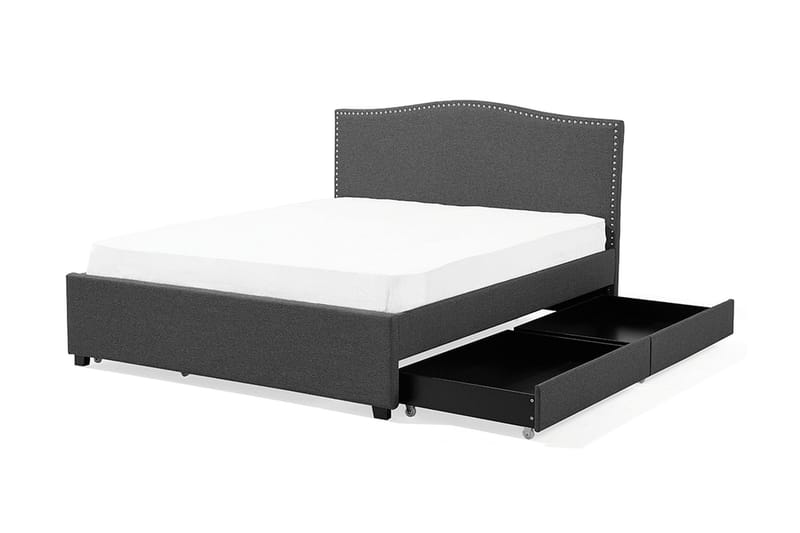 Parivuode Montpellier 160x200 cm - Harmaa - Huonekalut - Sänky - Sänkykehikot & sängynrungot