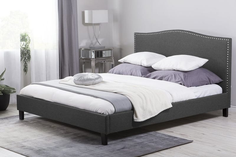 Parivuode Montpellier 180x200 cm - Harmaa - Huonekalut - Sänky - Sänkykehikot & sängynrungot