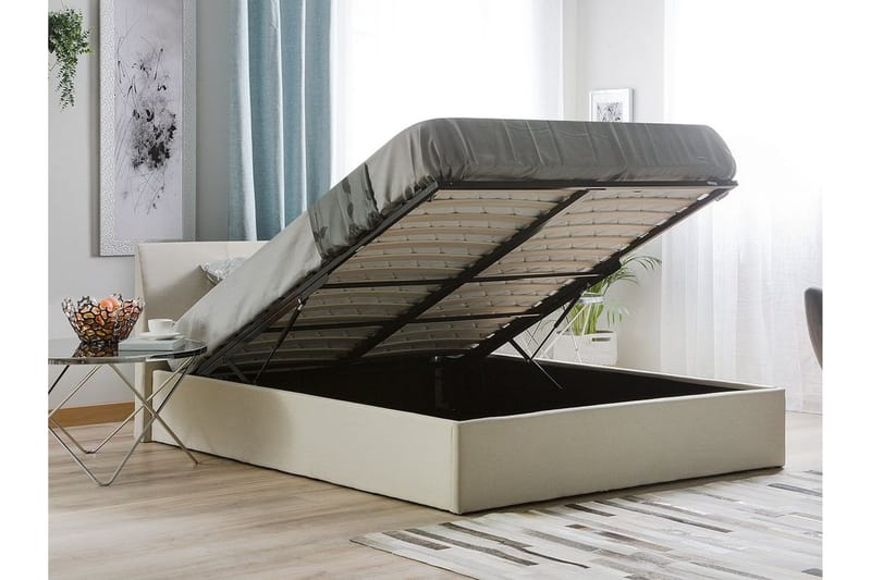 Parivuode Orbey 160x200 cm - Beige - Huonekalut - Sänky - Sänkykehikot & sängynrungot