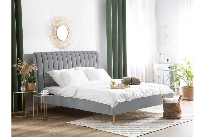 Parivuode Sotomerilla 180x200 cm - Harmaa - Huonekalut - Sänky - Sänkykehikot & sängynrungot