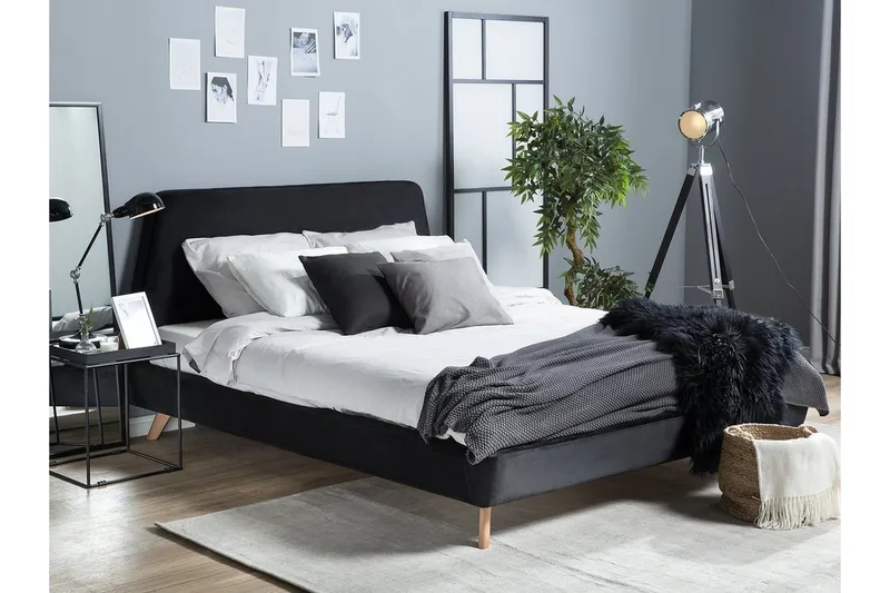 Parivuode Vienne 180x200 cm - Musta - Huonekalut - Sänky - Sänkykehikot & sängynrungot