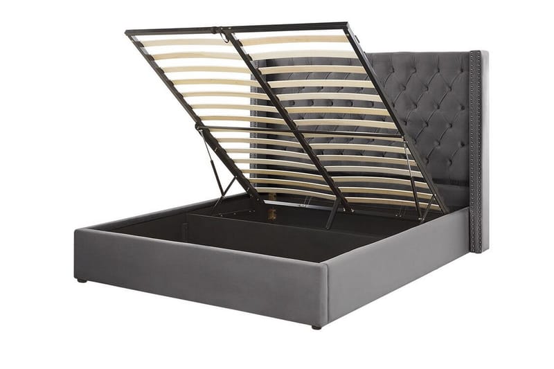 Parivuode Vikens 160x200 cm - Harmaa - Huonekalut - Sänky - Sänkykehikot & sängynrungot