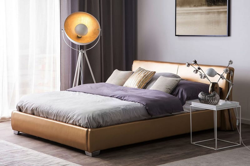 Parivuode Paris 180x200 cm - Kulta - Huonekalut - Sänky - Sänkykehikot & sängynrungot