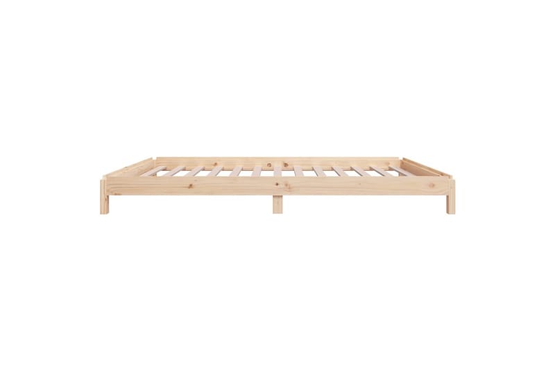 Pinottava sänky 90x200 cm täysi mänty - Ruskea - Huonekalut - Sänky - Sänkykehikot & sängynrungot