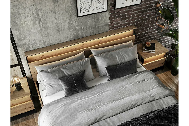 Rathmore Sängram 180x200 cm Black - Huonekalut - Sänky - Sänkykehikot & sängynrungot