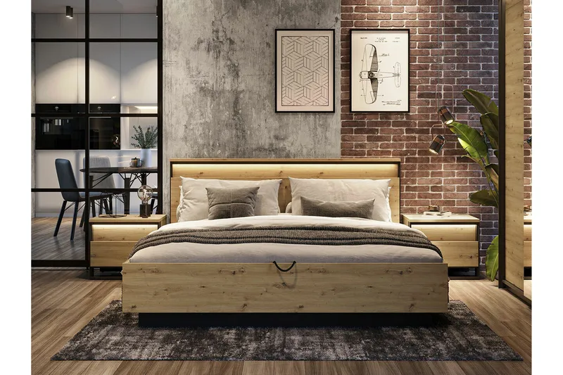 Rathmore Sängram 180x200 cm Black - Huonekalut - Sänky - Sänkykehikot & sängynrungot