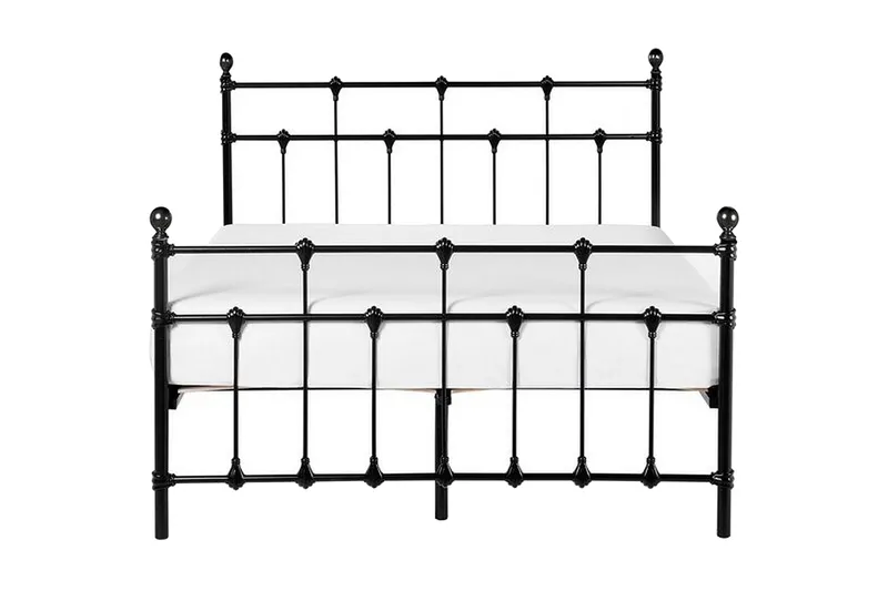 Runkosänky Sheerwater 140x200 cm, Musta