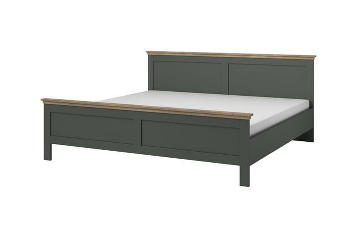 Sängynrunko 160x200 cm - Vihreä/Luonnonväri - Sänkykehikot & sängynrungot