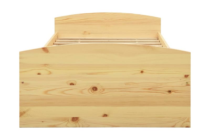 Sängynrunko 2 vetolaatikolla täysi mänty 90x200 cm - Huonekalut - Sänky - Sänkykehikot & sängynrungot