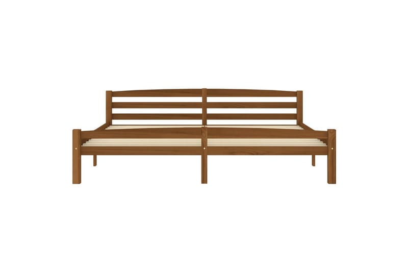 Sängynrunko 200x200 cm Mänty - Ruskea - Huonekalut - Sänky - Sänkykehikot & sängynrungot