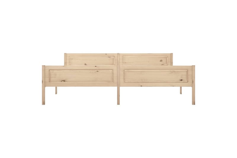 Sängynrunko 200x200 cm Mänty - Ruskea - Huonekalut - Sänky - Sänkykehikot & sängynrungot