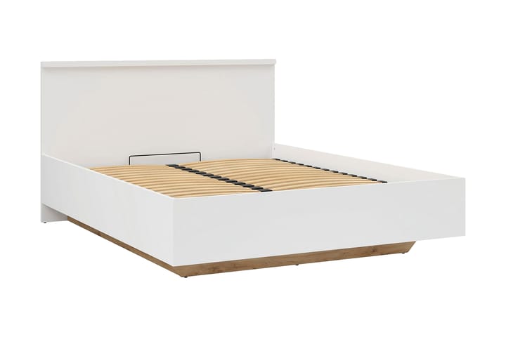 Sängynrunko Andrepo 160x200 cm - Valkoinen - Sänkykehikot & sängynrungot