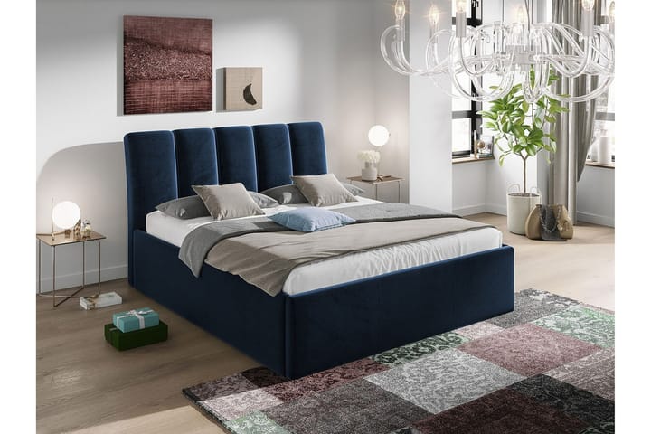 Sängynrunko Aviemore 180x200 cm - Tummansininen - Sänkykehikot & sängynrungot