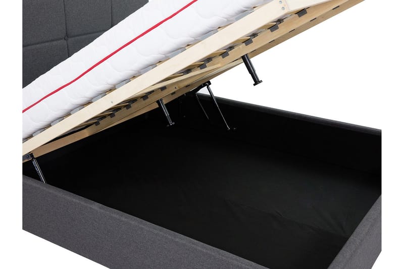 Sängynrunko Bacher 180x200 cm - Harmaa - Huonekalut - Sänky - Sänkykehikot & sängynrungot