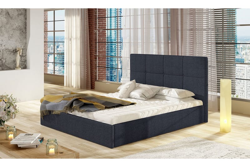 Sängynrunko Bacher 180x200 cm - Harmaa - Huonekalut - Sänky - Sänkykehikot & sängynrungot