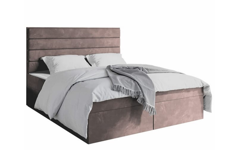 Sängynrunko Bandon 160x200 cm - Beige - Huonekalut - Sänky - Sänkykehikot & sängynrungot