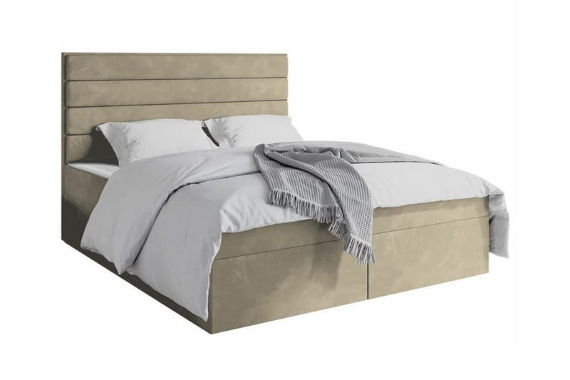 Sängynrunko Bandon 180x200 cm - Beige Kerma - Huonekalut - Sänky - Sänkykehikot & sängynrungot