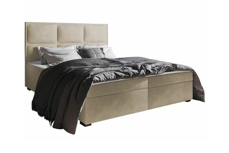 Sängynrunko Bandon 180x200 cm - Beige - Huonekalut - Sänky - Sänkykehikot & sängynrungot