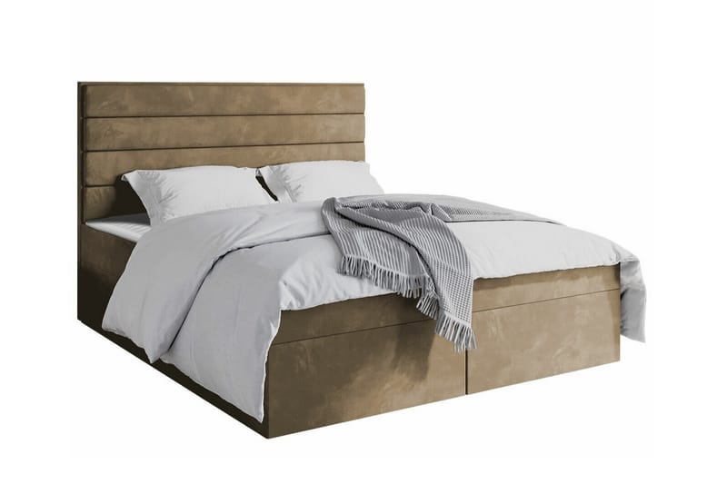 Sängynrunko Bandon 180x200 cm - Beige - Huonekalut - Sänky - Sänkykehikot & sängynrungot