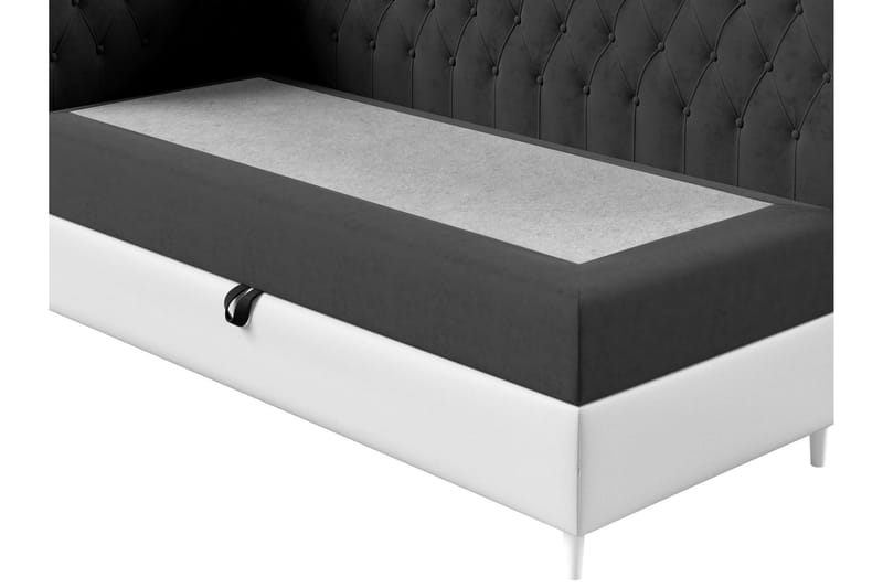 Sängynrunko Boisdale 100x200 cm - Ruskea/Valkoinen - Huonekalut - Sänky - Sänkykehikot & sängynrungot