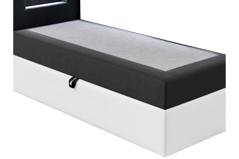 Sängynrunko Boisdale 100x200 cm - Valkoinen/Ruskea - Huonekalut - Sänky - Sänkykehikot & sängynrungot