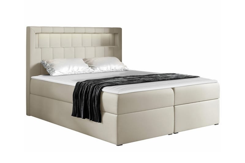 Sängynrunko Boisdale 180x200 cm - Beige - Huonekalut - Sänky - Sänkykehikot & sängynrungot
