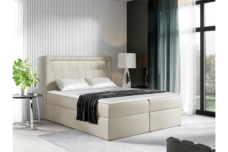 Sängynrunko Boisdale 180x200 cm - Beige - Huonekalut - Sänky - Sänkykehikot & sängynrungot