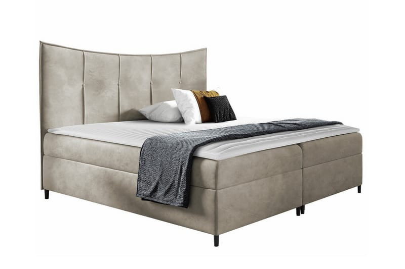 Sängynrunko Boisdale 180x200 cm - Beige - Huonekalut - Sänky - Sänkykehikot & sängynrungot