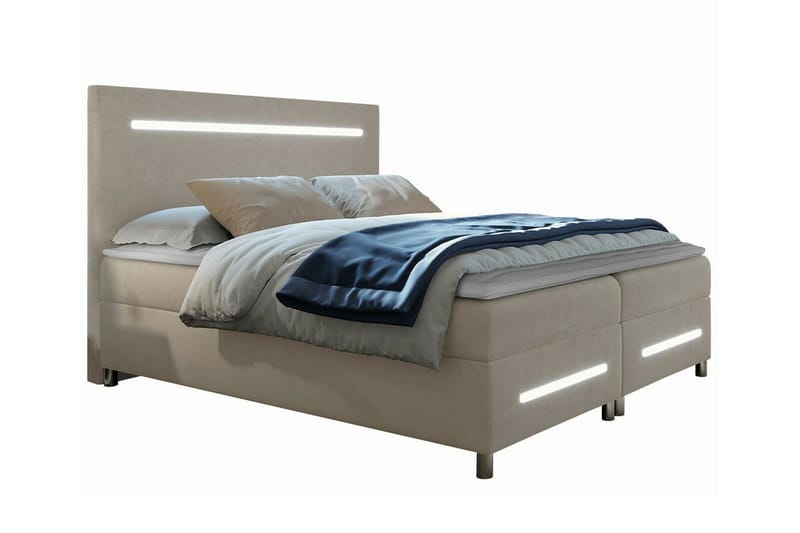 Sängynrunko Boisdale 180x200 cm - Beige - Huonekalut - Sänky - Sänkykehikot & sängynrungot