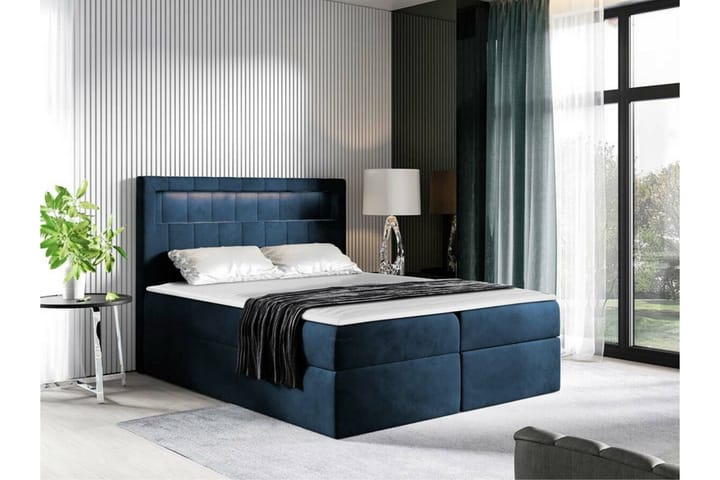 Sängynrunko Boisdale 180x200 cm - Sininen - Sänkykehikot & sängynrungot
