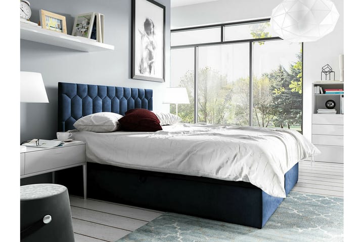 Sängynrunko Boisdale 180x200 cm - Tummansininen - Sänkykehikot & sängynrungot
