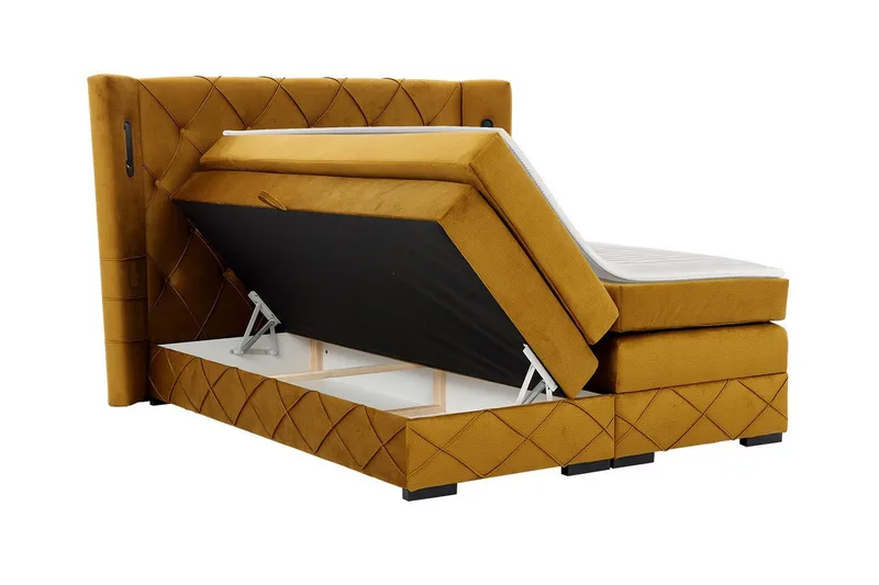 Sängynrunko Boisdale 200x200 cm - Huonekalut - Sänky - Sänkykehikot & sängynrungot