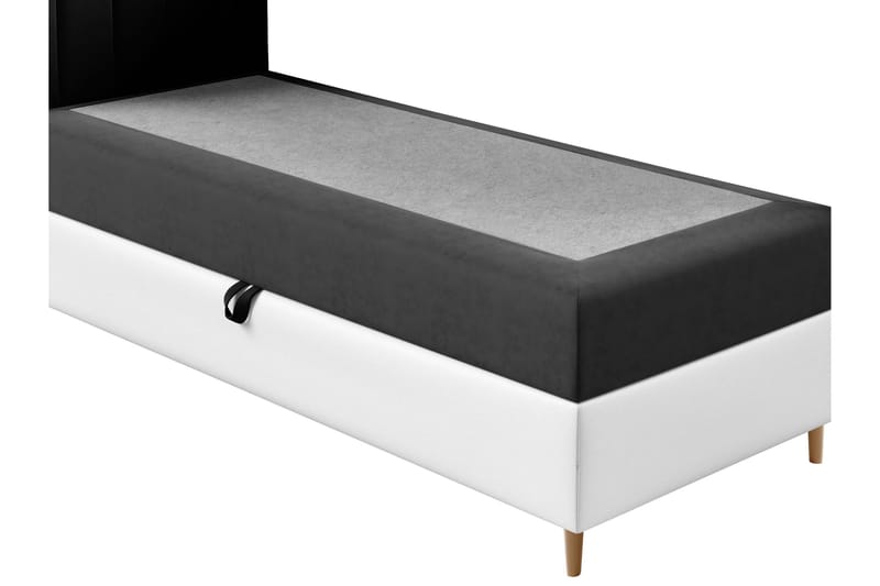 Sängynrunko Boisdale 80x200 cm - Grön/Vit - Huonekalut - Sänky - Sänkykehikot & sängynrungot