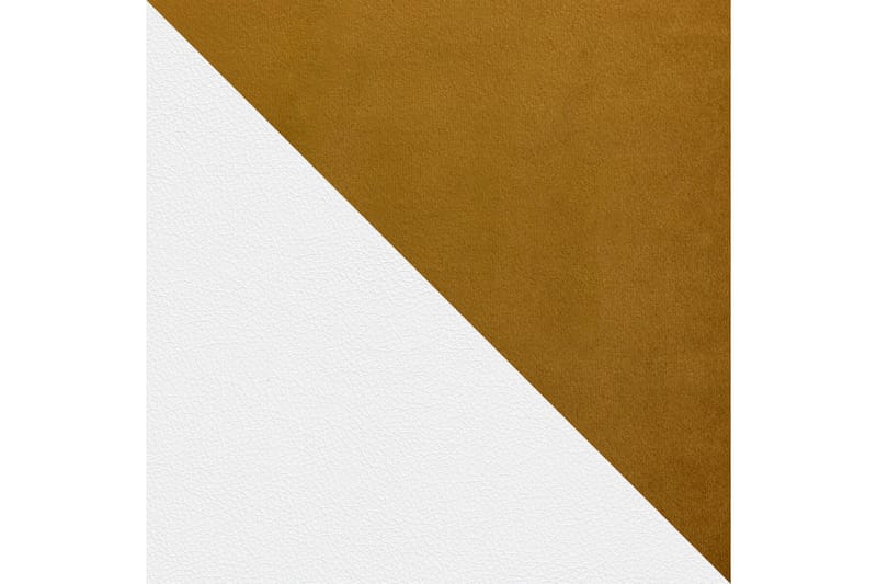 Sängynrunko Boisdale 80x200 cm - Gul/Vit - Huonekalut - Sänky - Sänkykehikot & sängynrungot