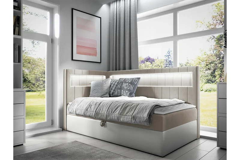 Sängynrunko Boisdale 90x200 cm - Huonekalut - Sänky - Sänkykehikot & sängynrungot