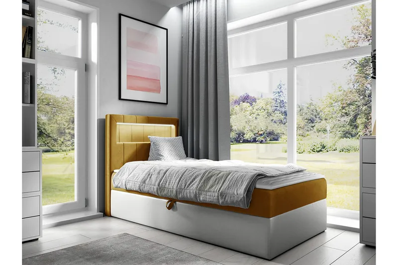 Sängynrunko Boisdale 90x200 cm - Huonekalut - Sänky - Sänkykehikot & sängynrungot