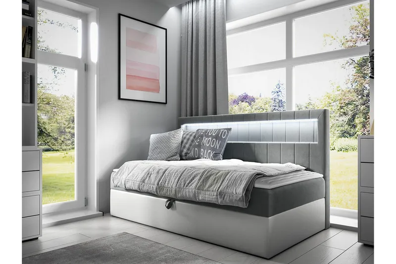 Sängynrunko Boisdale 90x200 cm - Huonekalut - Sänky - Sänkykehikot & sängynrungot