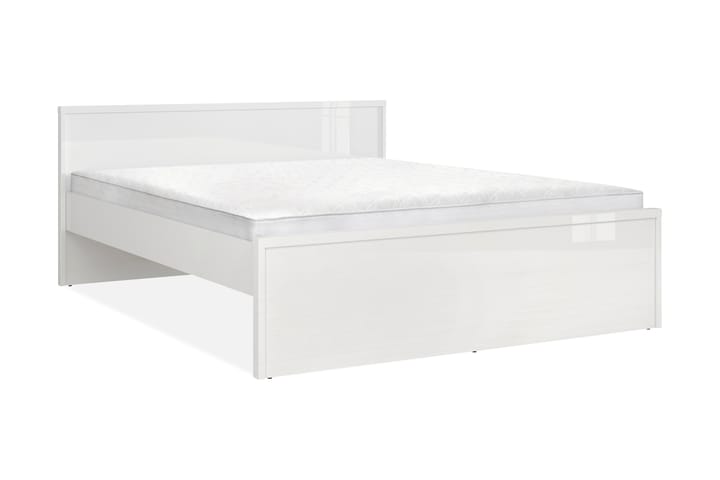 Sängynrunko Breville 160 cm - Valkoinen - Sänkykehikot & sängynrungot