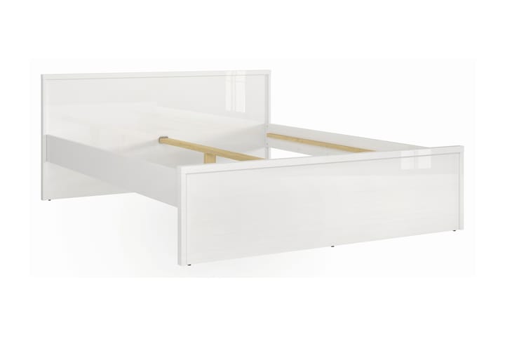 Sängynrunko Breville 160 cm - Valkoinen - Sänkykehikot & sängynrungot
