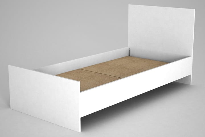 Sängynrunko Counte 90x190 - Valkoinen - Sänkykehikot & sängynrungot