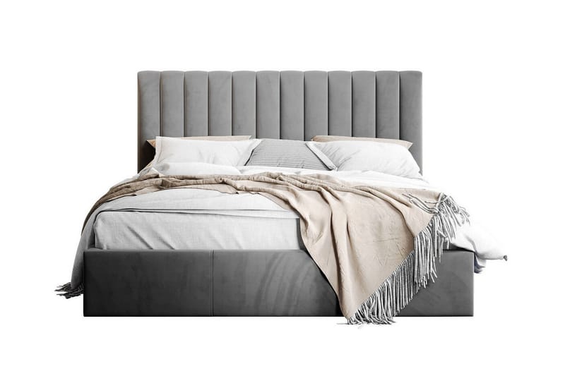 Sängynrunko Derry 140x200 cm, Harmaa
