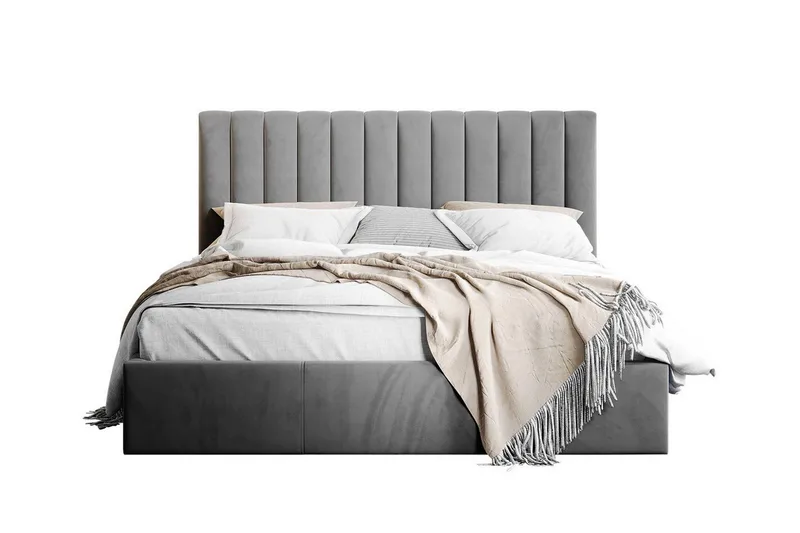 Sängynrunko Derry 160x200 cm, Harmaa