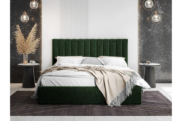 Sängynrunko Derry 180x200 cm - Vihreä - Sänkykehikot & sängynrungot