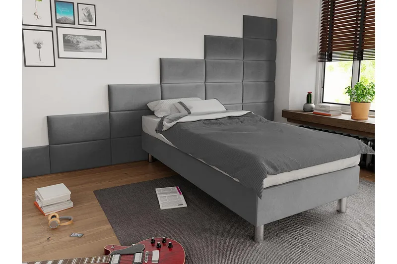 Sängynrunko Forenza 120x200 cm - Harmaa - Huonekalut - Sänky - Sänkykehikot & sängynrungot