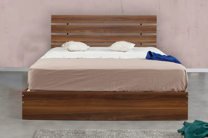 Sängynrunko Fugaza 145x205 cm - Tummanruskea - Sänkykehikot & sängynrungot