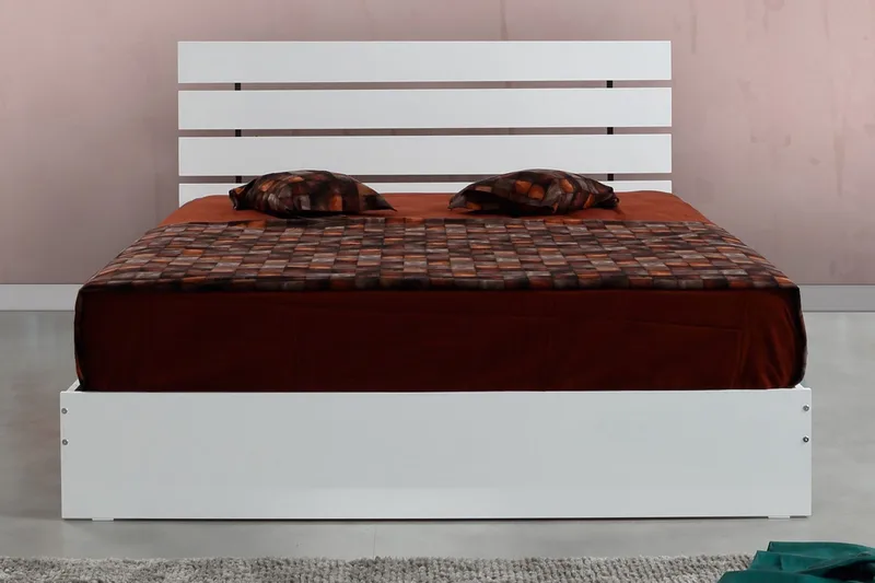 Sängynrunko Fugaza 145x205 cm - Valkoinen - Huonekalut - Sänky - Sänkykehikot & sängynrungot